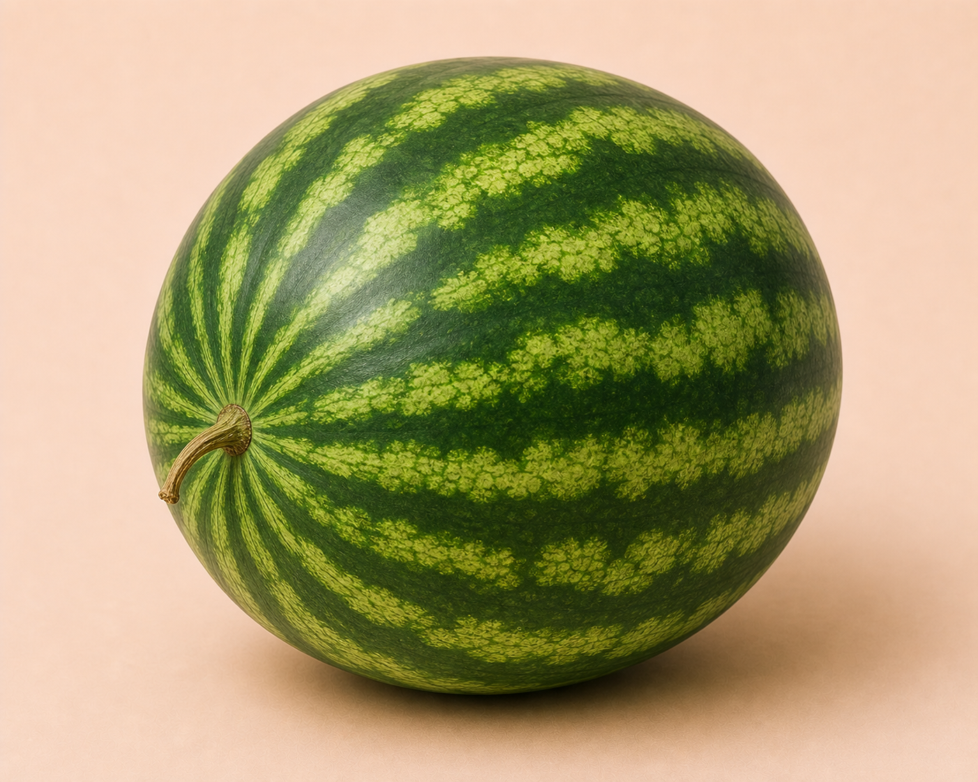 kleine Wassermelone zum Vergleich