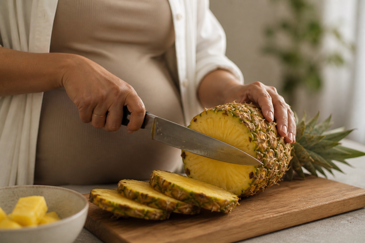 Ananas in der Schwangerschaft: der Wehen-Mythos im Faktencheck