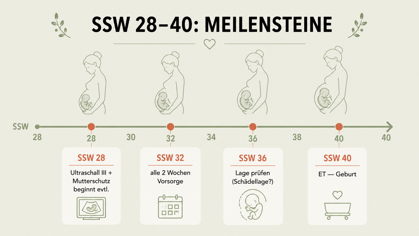 Drittes Trimester Schwangerschaft Hero
