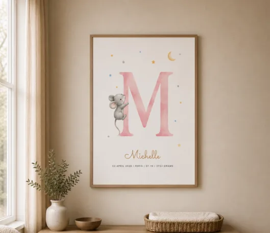 Voorbeeld naamposter